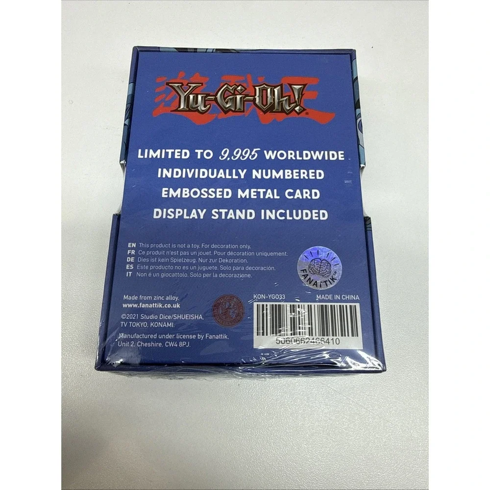 Yu Gi Oh! Metal Card Blue Eyes Toon DragonLimited Edition Ignot